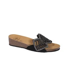 Scholl Sandalo Camilla Mule Nero Taglia 40 1ut