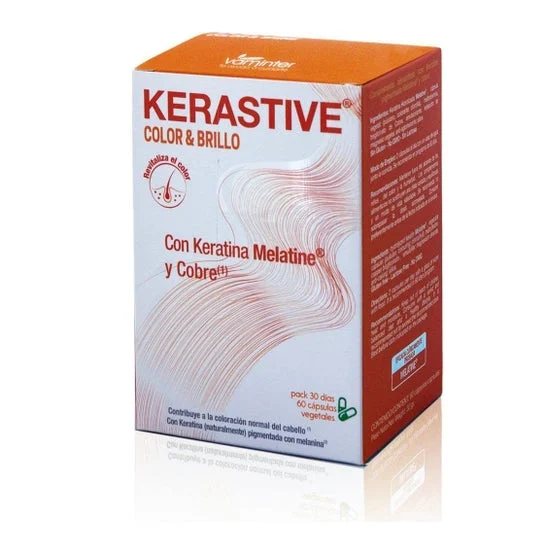 Colore kerastive e 60 tappi grigi