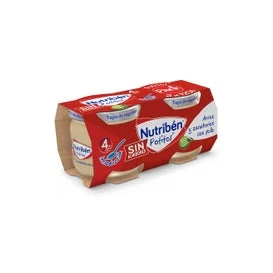 Nutriben Pack Potitos Arroz y Zanahorias con Pollo 2x120g