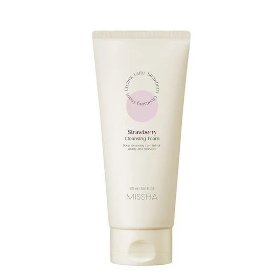 Missha Creamy Latte Strawberry Cleansing Foam 172ml