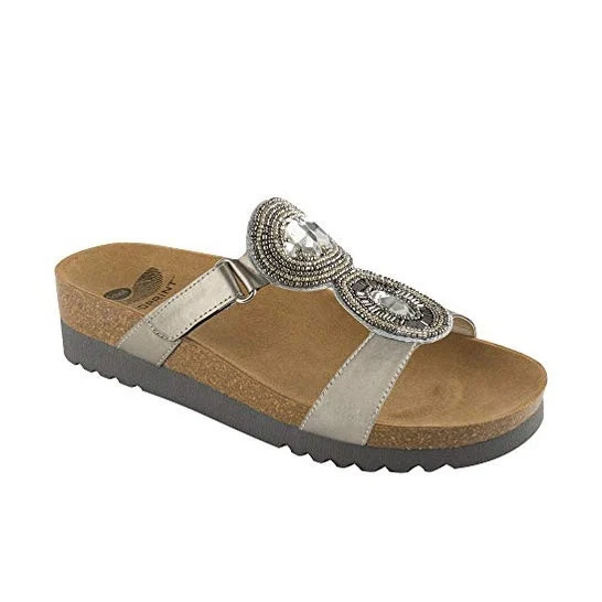 Scholl Sandalia Lesley Plata Talla 39 1ud