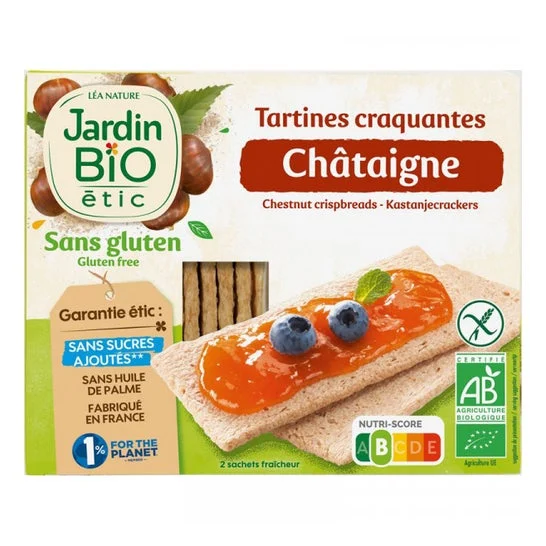 Jardin Bio Toast Croccante Castagna Bio 150g