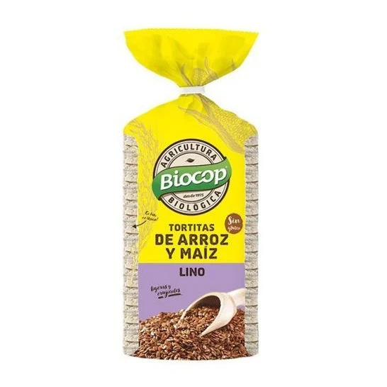 Biocop Tort. Riso mais lino senza glutine 200g