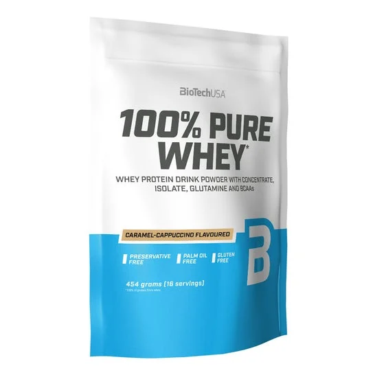 BioTech USA 100% Pure Whey Caramel Cappuccino 454g