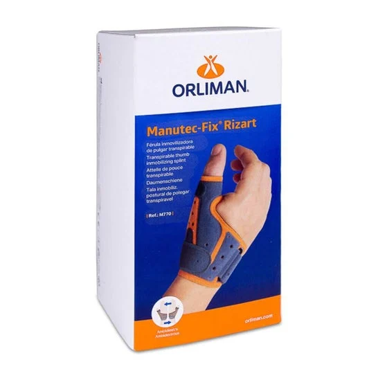 Orliman Pollice Splint T-2 grigio e arancione 1 pz