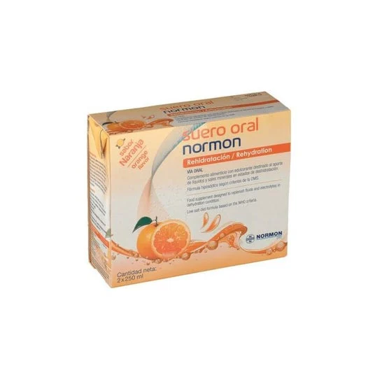 Normon orale siero arancione 2udsx250ml