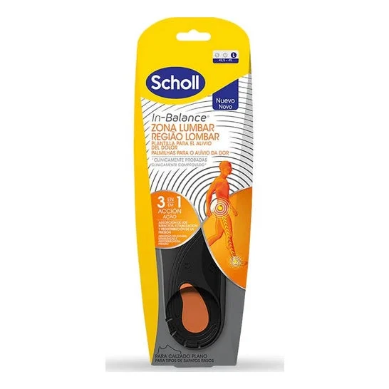 Soletta lombare a zona lombare in equilibrio Scholl Dimensione sottopiede L