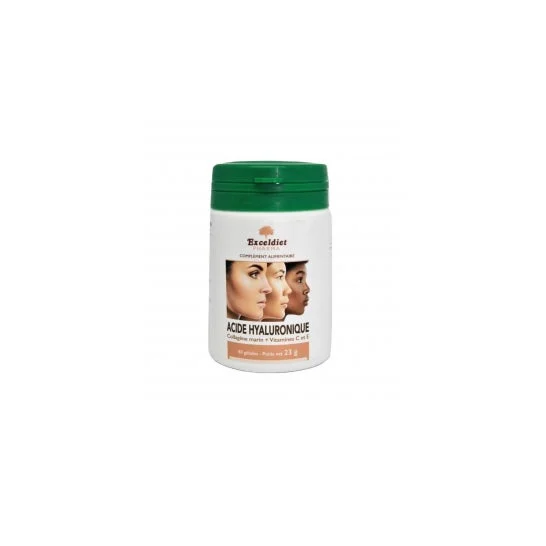 Exceldiet Pharma Acido Ialuronico Attivo Anti-Aging e Anti-Rughe 60 capsule