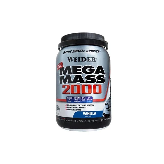 Weider Mega Mass 2000 Vainilla 1500g