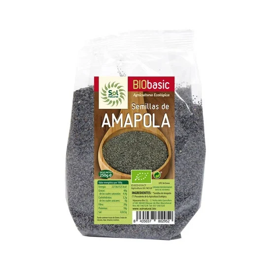 Sol Natural Semi di Papavero Bio 250g