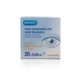 Alvita Acido Ialuronico Gocce Idratanti 20x0,4ml