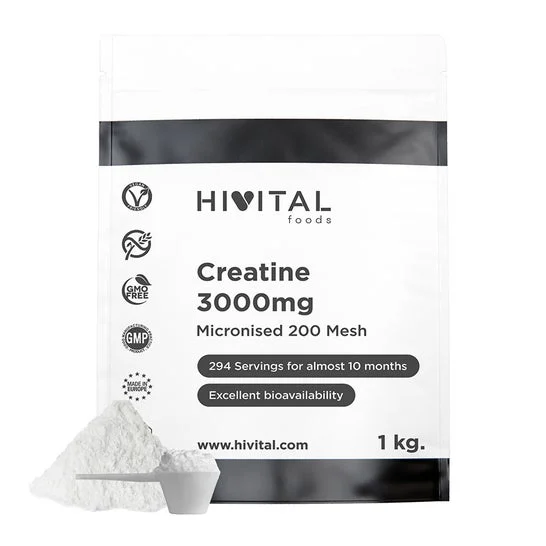 HIVITAL Creatina monohidratada 3000 mg 1 kg