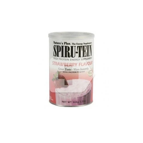 Polvere di fragole naturali Plus Spiru-tein 544g
