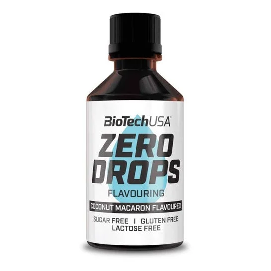 BioTech USA Zero Drops Coconut Macaron 50ml