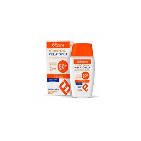Farline viso fluido pelle Atopica Spf50 + 50ml
