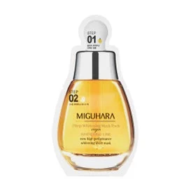 Miguhara 2 Step Whitening Mask Pack Origin 1.7ml + 25ml
