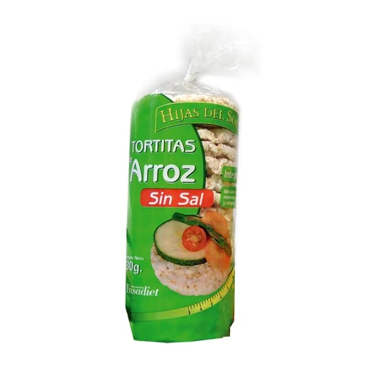 Ynsadiet Organic Unsalted Rice Cakes 130g