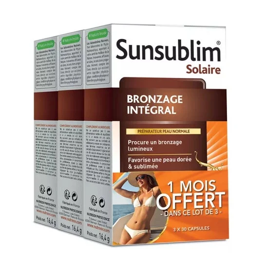 Nutreov Sunsublim Solaire Bronzage Intégral 3x30caps