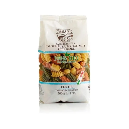 Iris Pasta Tricolor Trigo Duro Bio 500g