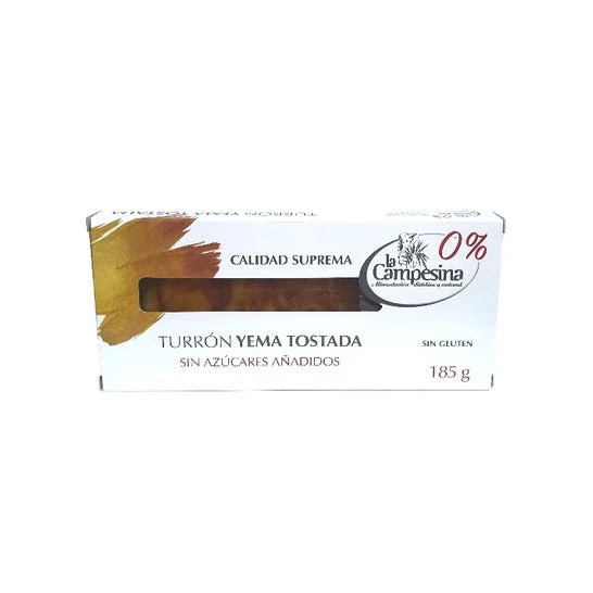 La Campesina Turrón Yema Tostada Sin Gluten 185g