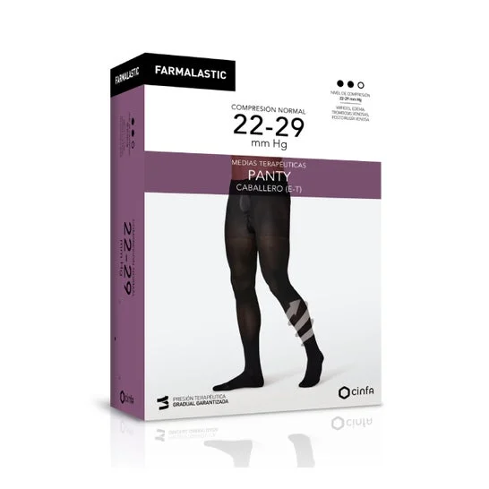 Collant Farmalastic cavaliere (E-T) compressione normale T-Small beige 1 pz