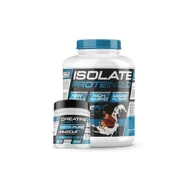MuscleFit Pack Isolate 2kg ChocoKit + Creatina 300g + Shaker