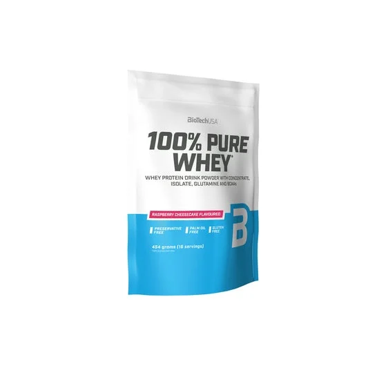 BioTech USA 100% Pure Whey Raspberry Cheesecake 454g