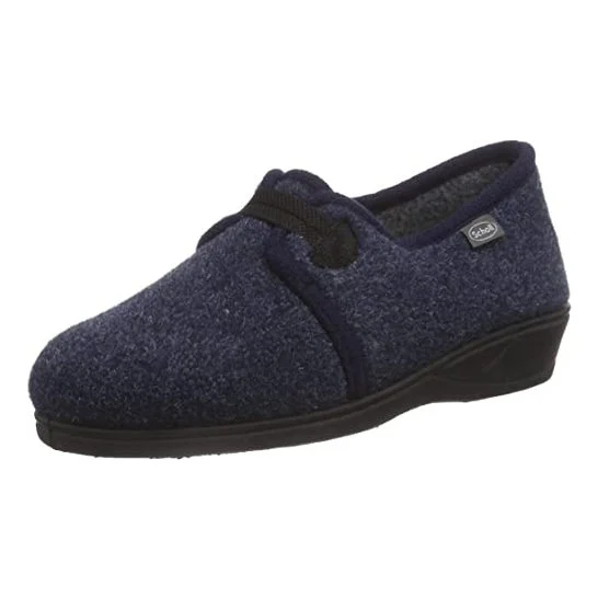 Scholl Sanya Pantofola Blu Scuro Taglia 35 1 Paio