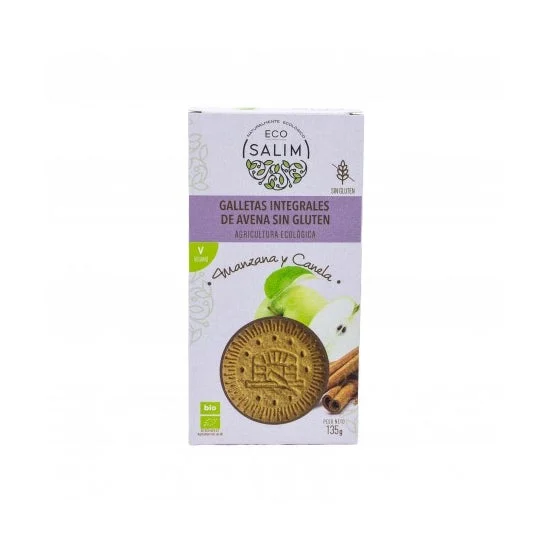 Eco-Salim Galletas de Avena Manzana Canela 135g