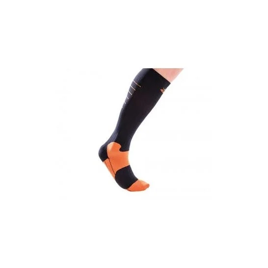 Calze sportive a compressione Orliman Ovo2d500 Nero-Arancione