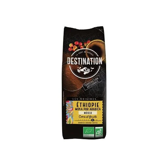 Destination Ethiopian Ground Coffee Moka 100% Arabica 250g