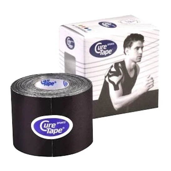 Cure Tape bendaggio neuromuscolare nero 5cmx5m