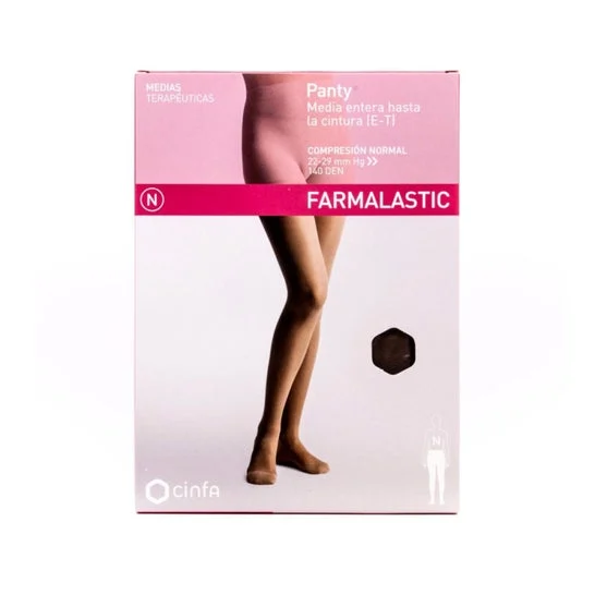 Mutandina farmalastica mezza vita alta (E-T) comp. normale T-grande cappuccino 1 pz
