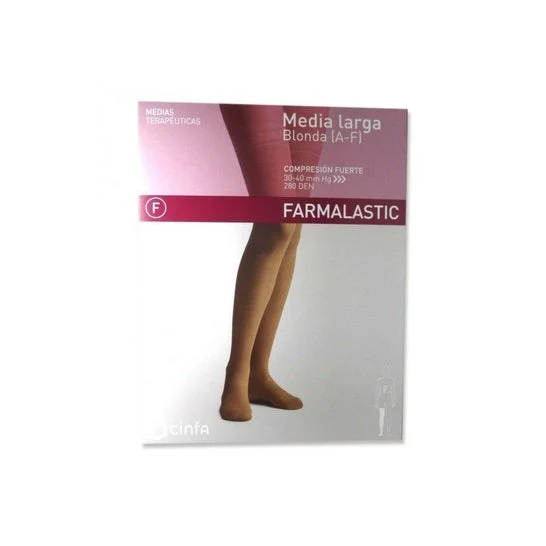 Media compressione farmalastica lunga normale bionda Beige Beige Dimensione Beige Rei