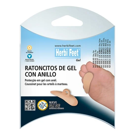 Herbifeet Topo Americano Gel Piede Destro 1 Unità