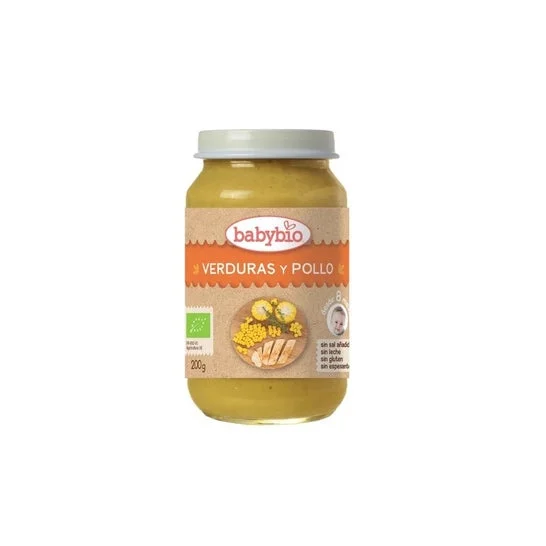 Barattolo biologico Babybio 200g di verdure e pollo