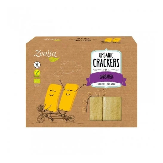 Zealia Crackers Ceci Senza Glutine Bio 120g
