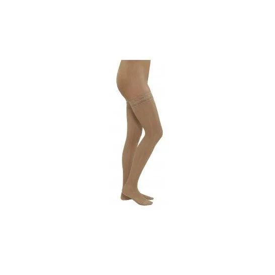 Calza lunga Medilast con pizzo nero T-M 1 paio