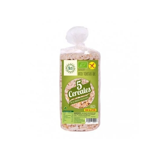 Solnatural Tort. 5 Cereali Bio S/G 100g