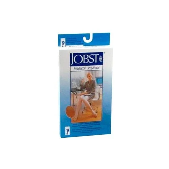 Calza da lavoro lunga (A-F) pizzo pizzo normale compressione beige dimensione 5