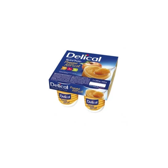 Delical Nutra Pote Pom/Abr 200g X4