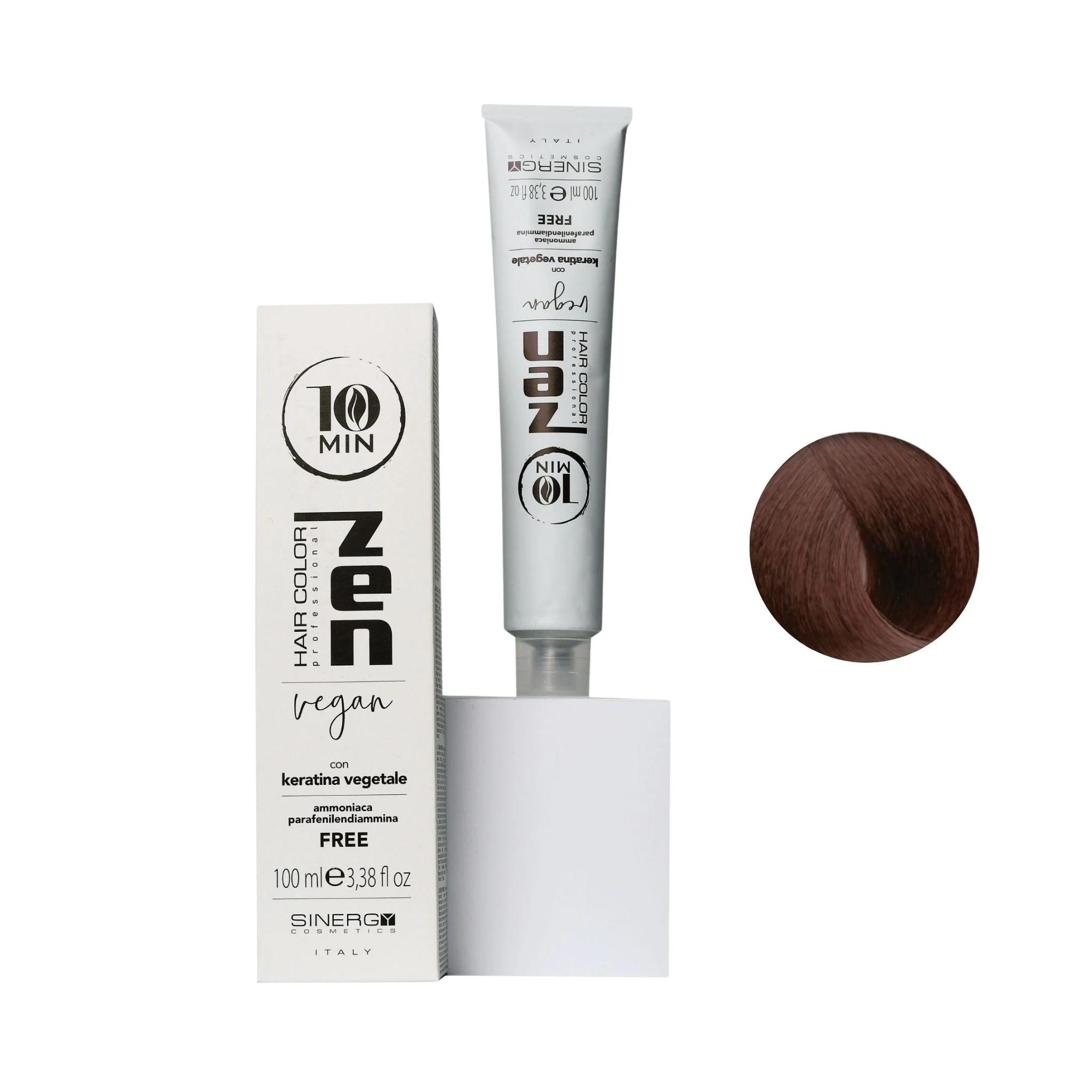 Zen Color 10 minuti Keratin Vegetale 6.7 Cacao Free Ammoniaca 100ml
