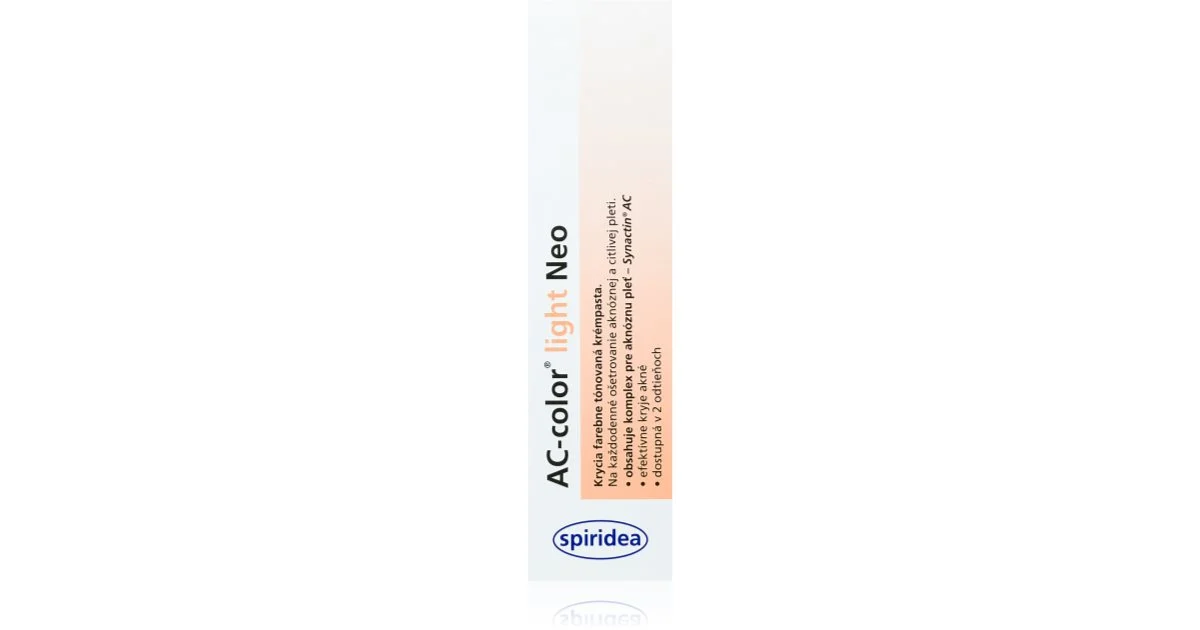 Spiridea AC-color Light Neo crema colorata per pelli problematiche, acne 30 g
