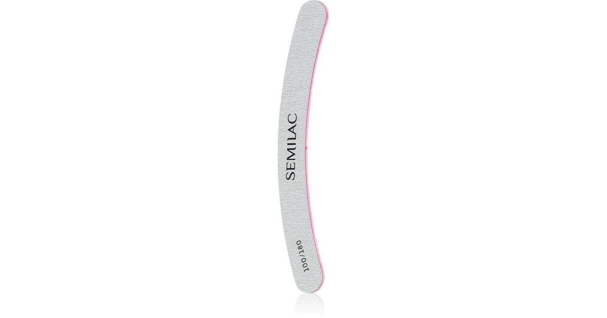 Semilac Accessories lima per unghie in acrilico e in gel 100/180