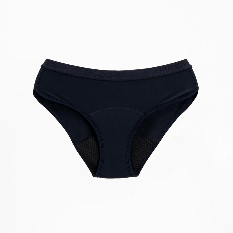 Snuggs Active Classic Heavy nero mutandine mestruali in tessuto per le mestruazioni abbondanti taglia L