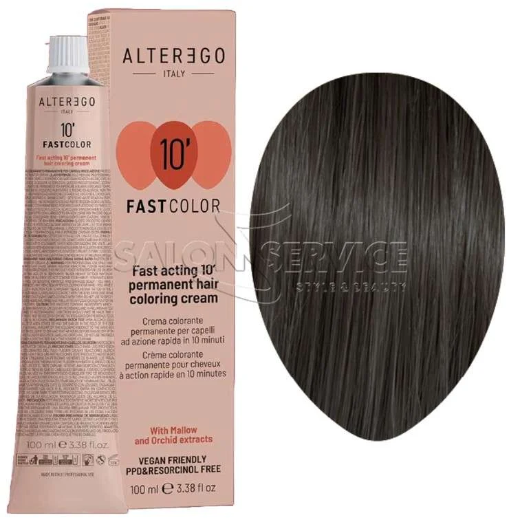 FAST COLOR 10 MINUTI COL. 4/1 CASTANO CENERE 100 ML.