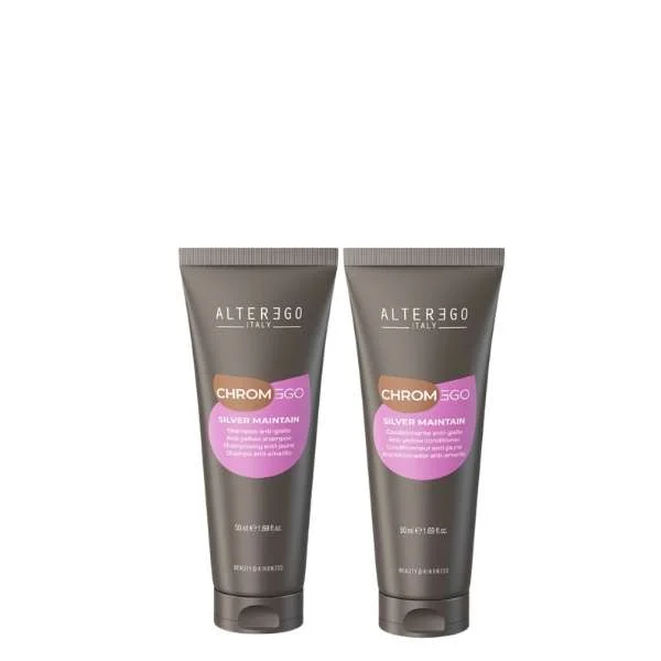 EGOLINE CHROMEGO SILVER MAINTAIN SHAMPOO 50 ML + CONDITIONER 50 ML