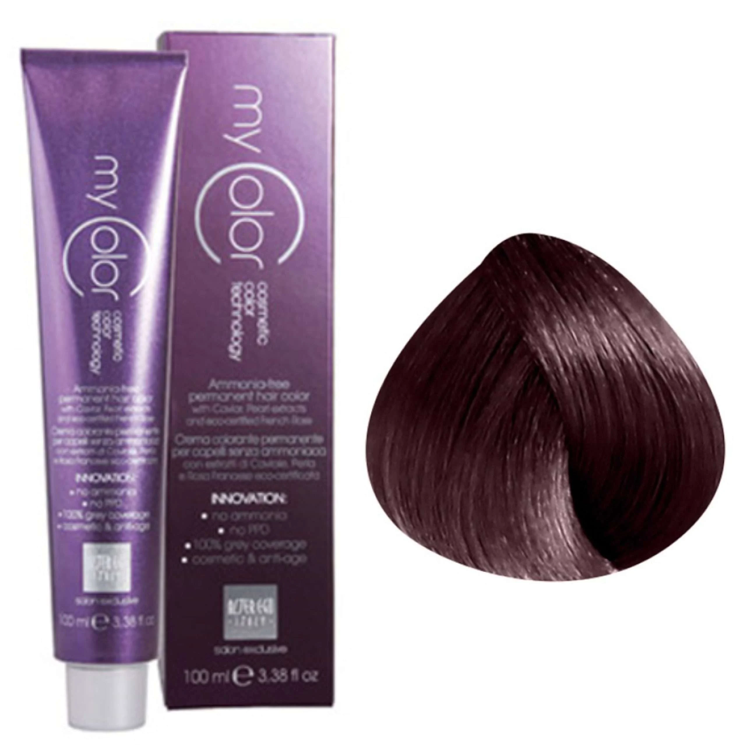 MY COLOR COLORE SENZA AMMONIACA 100 ML. 5/2 CASTANO CHIARO VIOLA