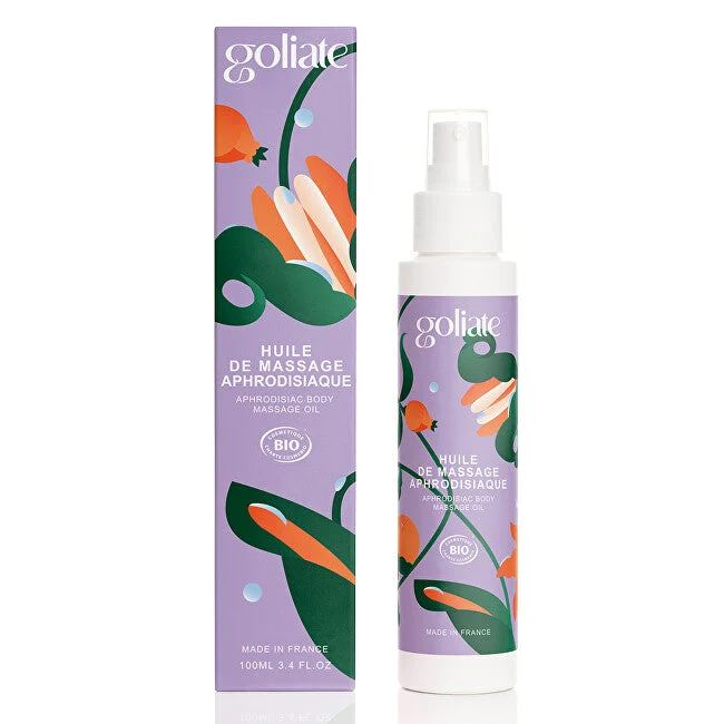 Goliate Olio da massaggio per il corpo afrodisiaco BIOLOGICO 100 ml