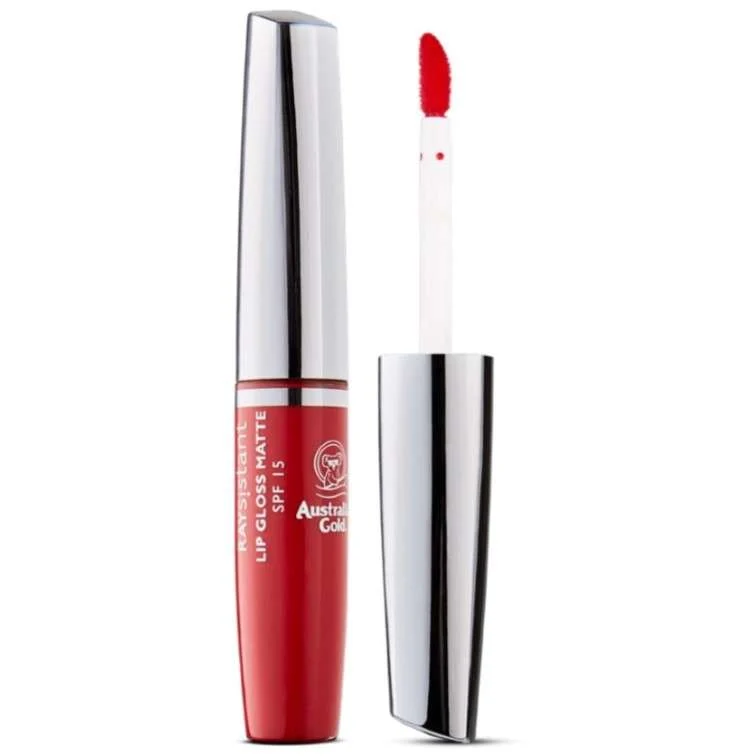 RAYSISTANT LIP GLOSS MATTE RED SPF15